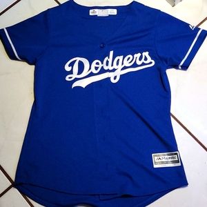 Women's authentic dodgers majestic stitched  jersey size small coolbase
